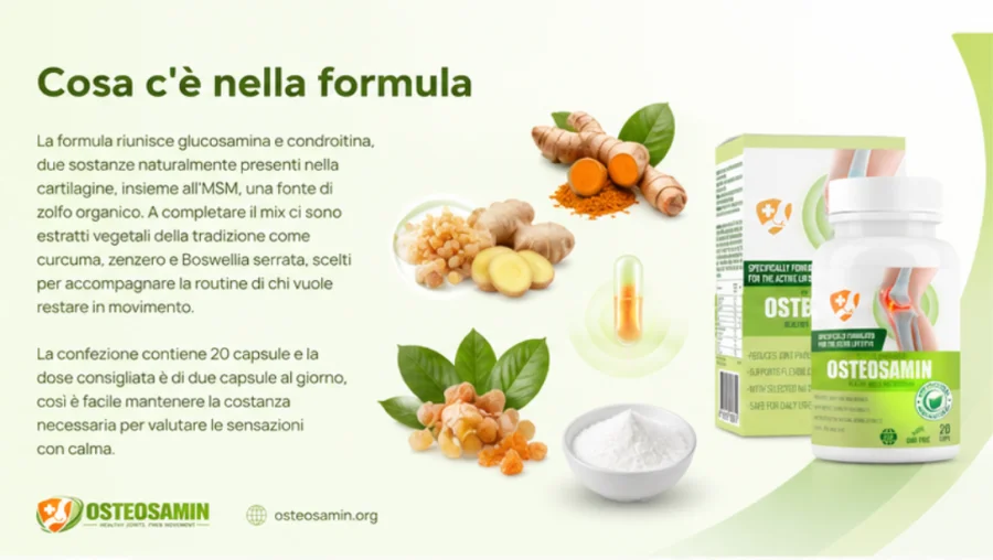 Osteosamin — capsule e ingredienti della formula
