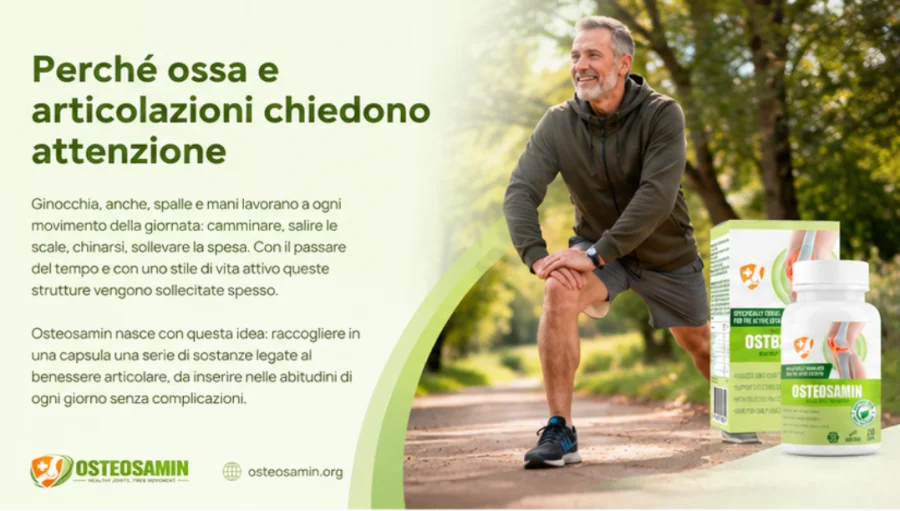 Osteosamin — comfort di ossa e articolazioni per chi è attivo